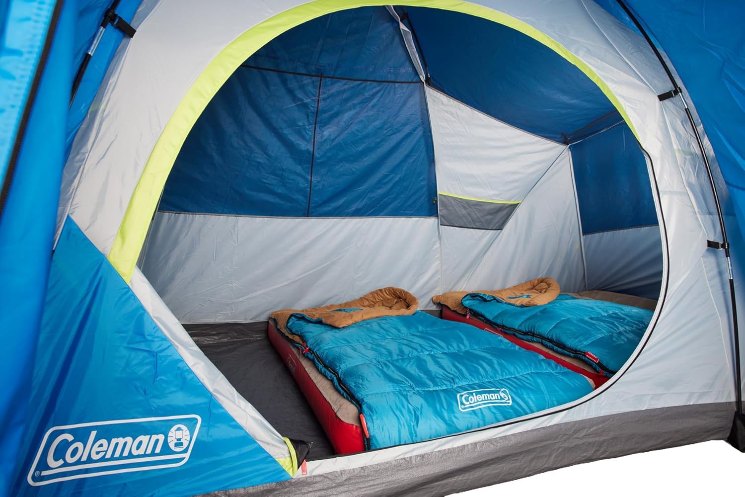 Coleman Brazos 20/30°F Adult Cool-Weather Sleeping Bag with No-Snag Zipper & Stuff Sack, Machine Washable, Great for Camping, Traveling, Guests, & More - Image 6